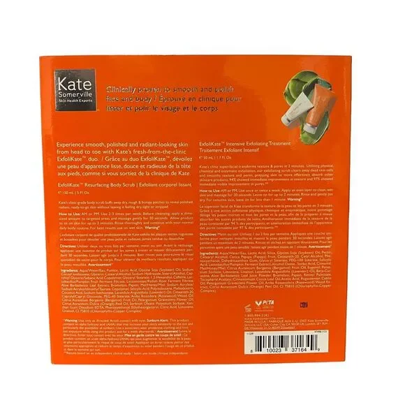 Kate Somerville All Over Glow Exfolikate Body Scrub & Exfoliating Treatment Set
